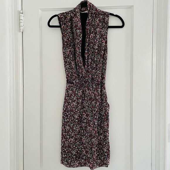 Aritzia Wilfred Silk Sabine Floral Print sz M - Picture 2 of 6